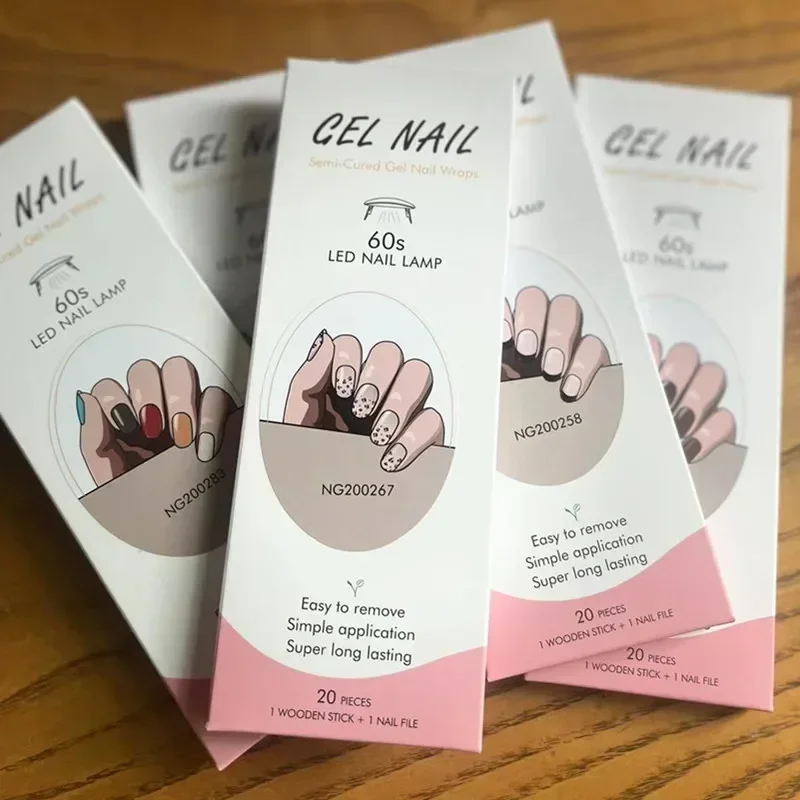 Striping Tape Nail - Semi-Uitgeharde Gel Nagelstrips Patch Sliders Zelfklevende
