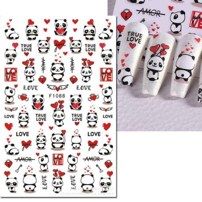 3D Nail Art Decals Valentijnsd - Nail Art Valentines Day recensie en prijs