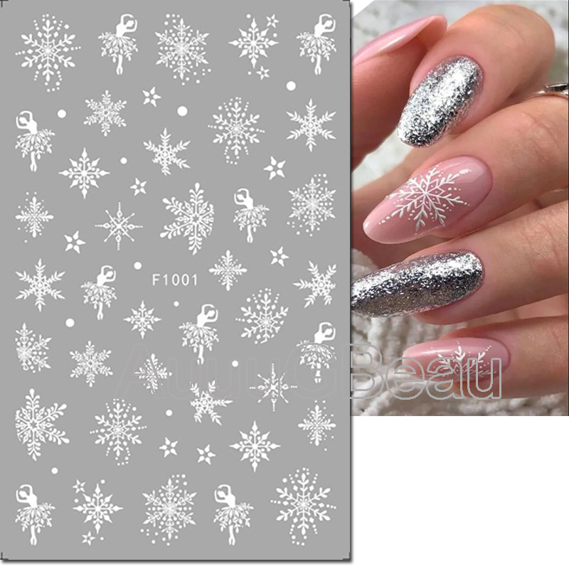 3D Nail Art Stickers Kerst Win - Nail Art Xmas Tree recensie en prijs