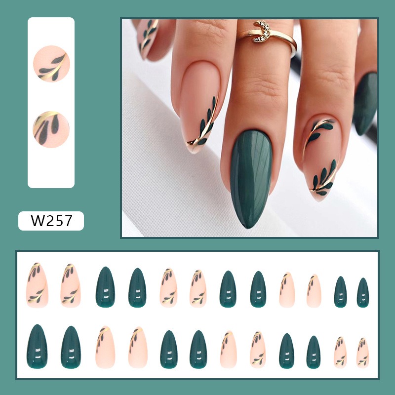 24P/Set Middellange Amandel Dr - Nail Art Pink recensie en prijs
