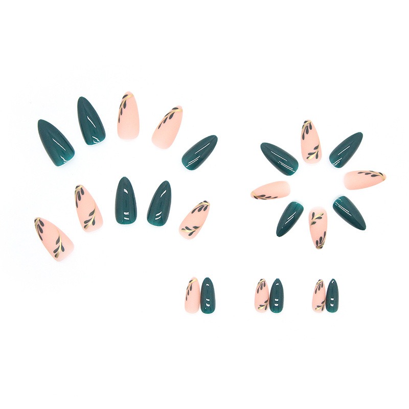 24P/Set Middellange Amandel Dr - Nail Art Pink recensie en prijs