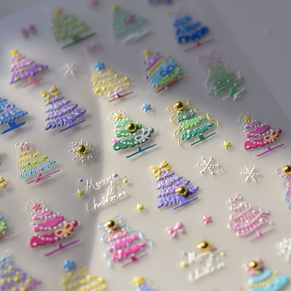 Kerst Nail Art Stickers Decals - Nail Art Xmas Tree recensie en prijs